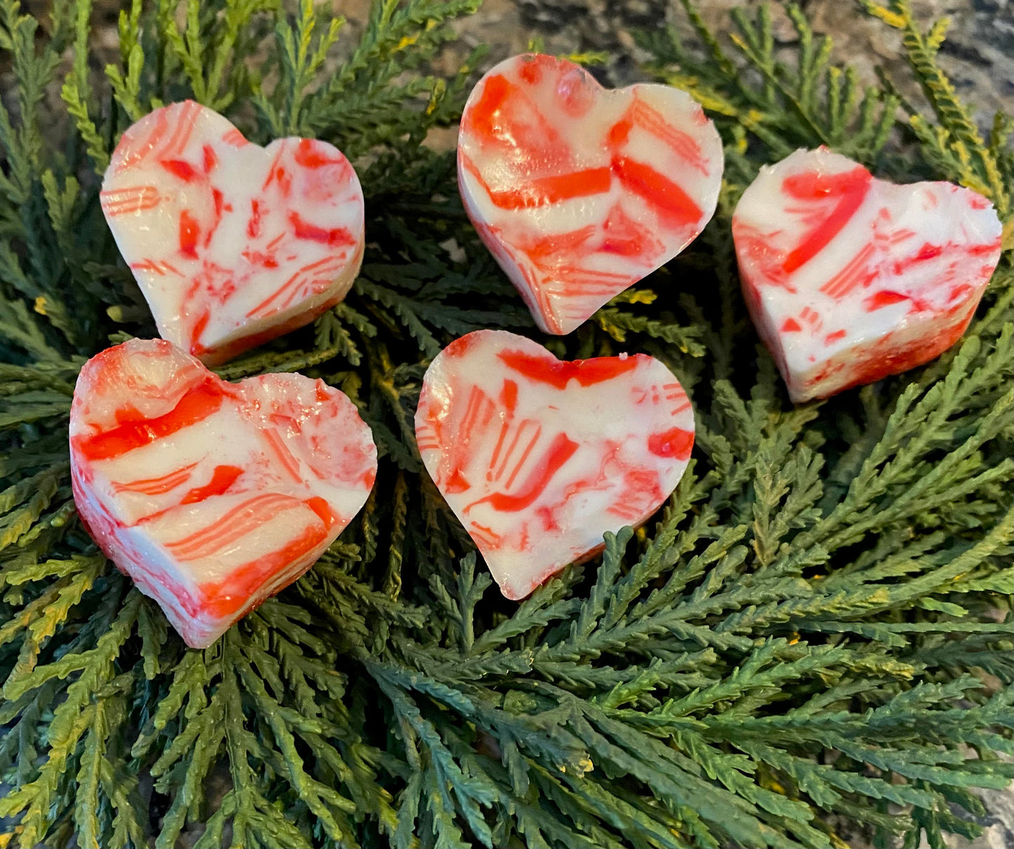 Peppermint hearts